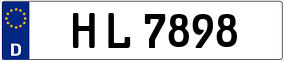 Truck License Plate